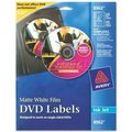 Avery Dennison Avery Inkjet DVD Labels, Matte White, 20/Pack 8962
